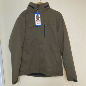 Rugged Elements Tech Jacket Men's Size Large  Saddle Color NWT